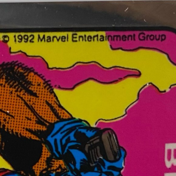 1992 Marvel Entertainment, Non Prism Foil Machine Sticker Card,  Trading Cards - Picture 8 of 9
